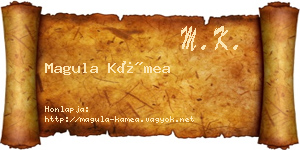 Magula Kámea névjegykártya